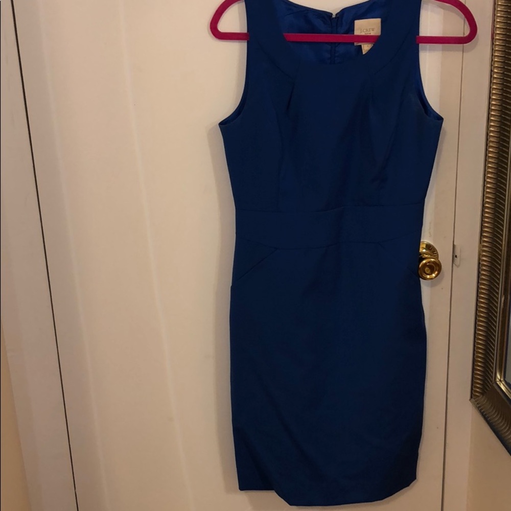 J. Crew Royal Blue Suit Dress